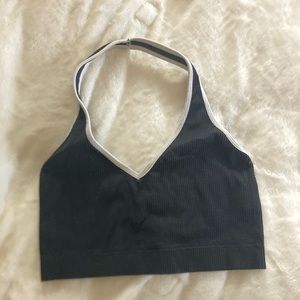 Garage S halter cropped top